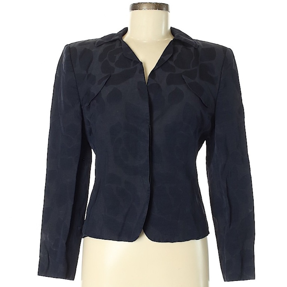 Giorgio Armani blazer navy blue printed size 44 (should fit size 8)